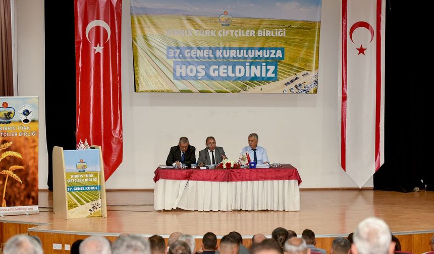 Mehmet Nizam yeniden Kıbrıs Türk Çiftçiler Birliği genel başkanlığına seçildi