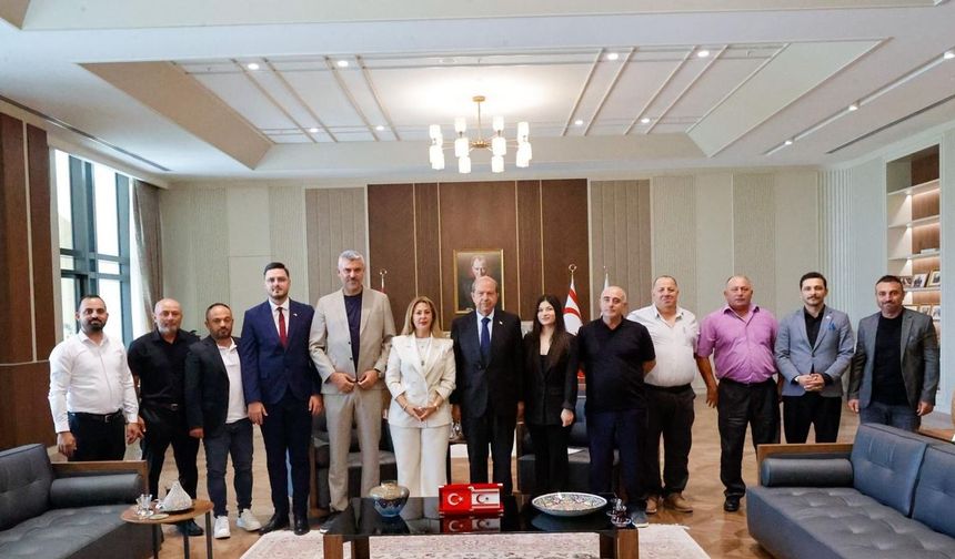 Cumhurbaşkanı Tatar, Karadeniz Kültür Derneği'ni kabul etti