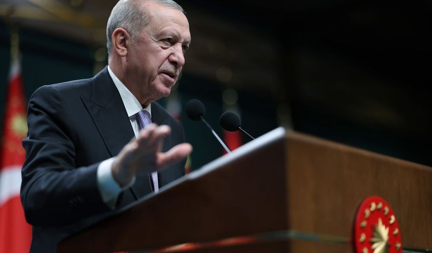 Erdoğan: “Anavatan ve garantör olarak Kıbrıs Türk halkına ve KKTC'ye olan sarsılmaz desteğimizi tekrar teyit ettik”