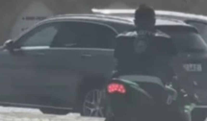Koruyucu başlık takmayan motosiklet sürücüsü aleyhinde yasal işlem başlatıldı