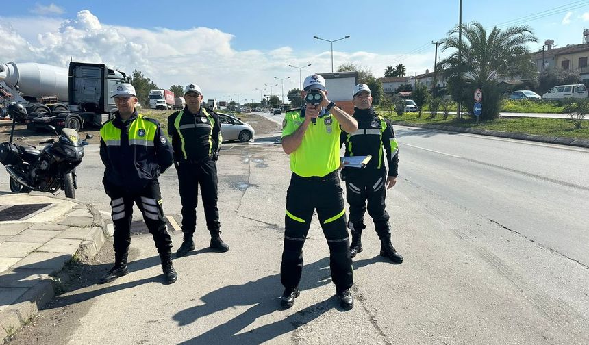Ülke genelindeki denetimlerde 299 sürücü rapor edildi...Sürat ilk sırada