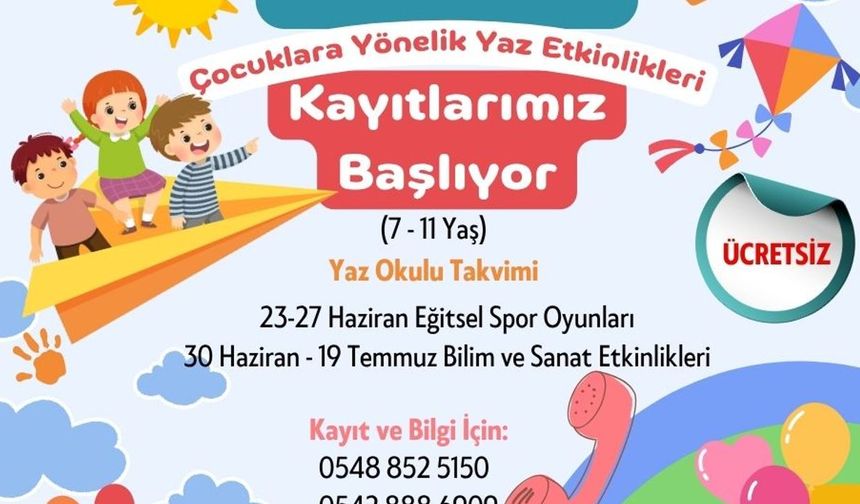 Baraka Kültür Merkezi çocuklara yönelik yaz etkinlikleri düzenleyecek