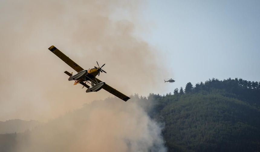 Bursa'daki orman yangınında 5.gün: Havadan ve karadan müdahale devam ediyor