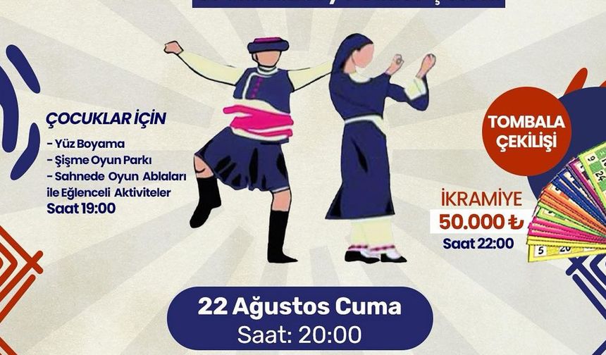 12. Uluslararası Halk Dansları Kültür Festivali ve 3. Yılmazköy Folklor Şöleni bu akşam...