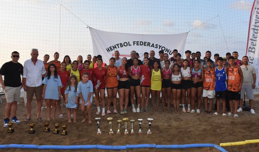 Girne Antis Plaj Hentbol Şampiyonası tamamlandı