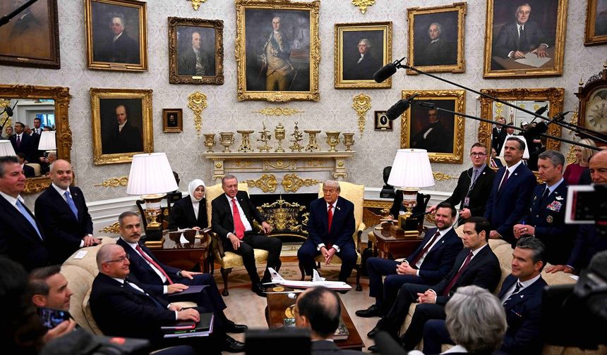 Beyaz Saray’da Trump- Erdoğan zirvesi... Erdoğan: “Trump ile birlikte bölgedeki sıkıntıları aşacağımıza inanıyorum”