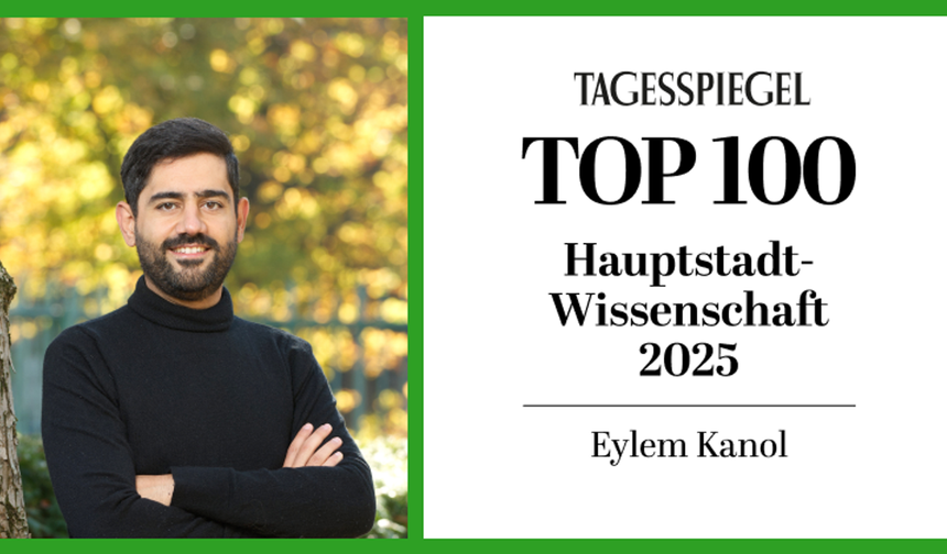 Kıbrıslı Türk Eylem Kanol Berlin'de ilk 100 bilim insanı arasında gösterildi