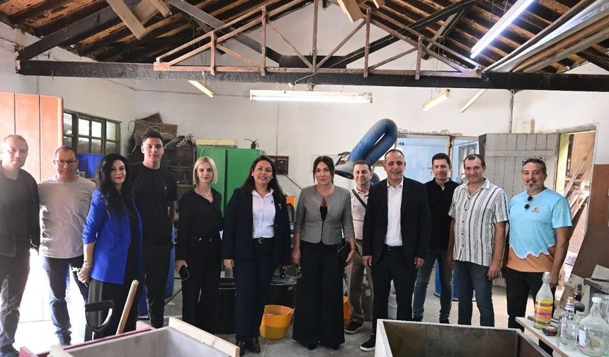 SSEML öğrencilerinden cam geri dönüşüm projesi