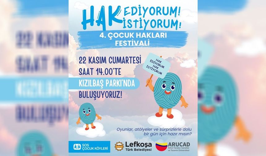 Çocuk Hakları Festivali, Cumartesi yapılacak