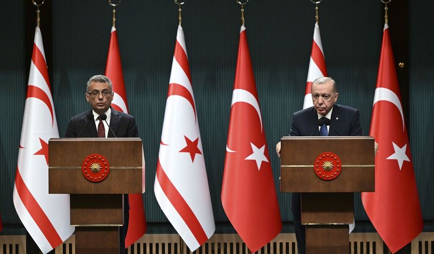 Erdoğan: 'Kıbrıs meselesinde en gerçekçi çözümün, Adada iki devletin bir arada var olmasından geçtiğine inanıyoruz'