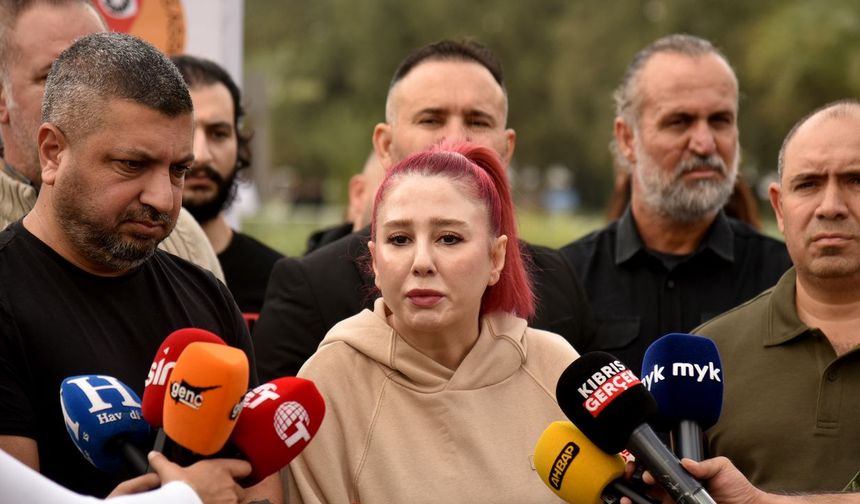 Gazeteci Pınar Barut tehdit edildiği gereçkesiyle eylem düzenledi