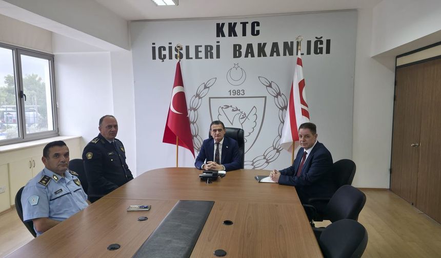 İçişleri Bakanı Oğuz ve PGM Ali Adalıer bir araya geldi