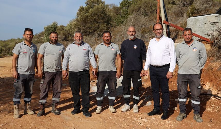 İskele bölgesindeki atıl kuyu yeniden faaliyete geçti