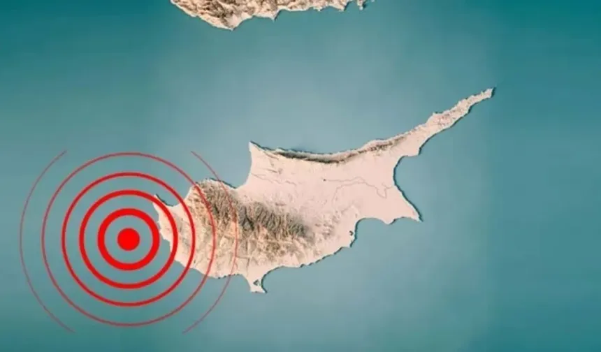 Kıbrıs'ta bir deprem daha meydana geldi: Kandilli'nin verilerine göre 5.4!
