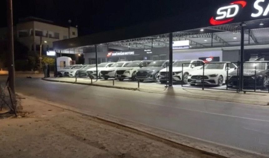 Lefkoşa'da oto galeriye silahlı saldırı: Silah dere yatağında bulundu, 2 kişi tutuklandı