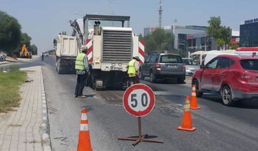 Haspolat ile Taşkent kavşağı arasındaki yol yarın trafiğe kapatılacak