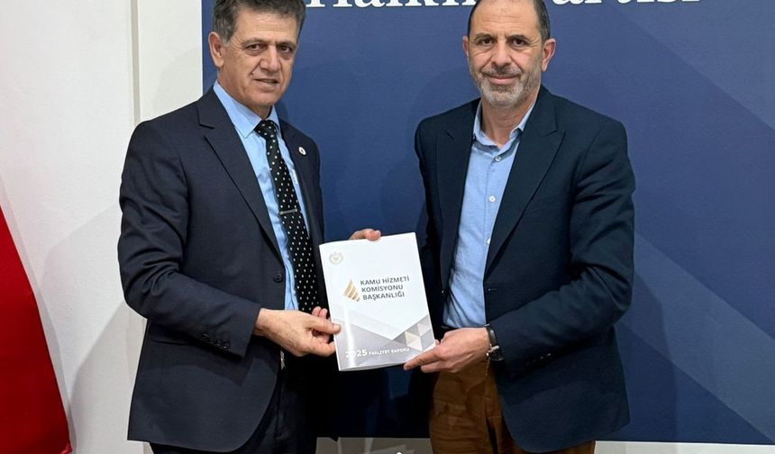 Kamu Hizmeti Komisyonu, 2025 faaliyet raporunu HP'ye sundu