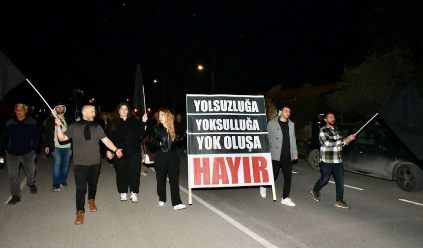 Kamuda örgütlü beş sendika yürüyüş düzenledi