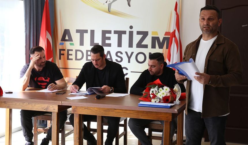 KKTC Atletizm Federasyonu'nun olağan genel kurulu gerçekleştirildi