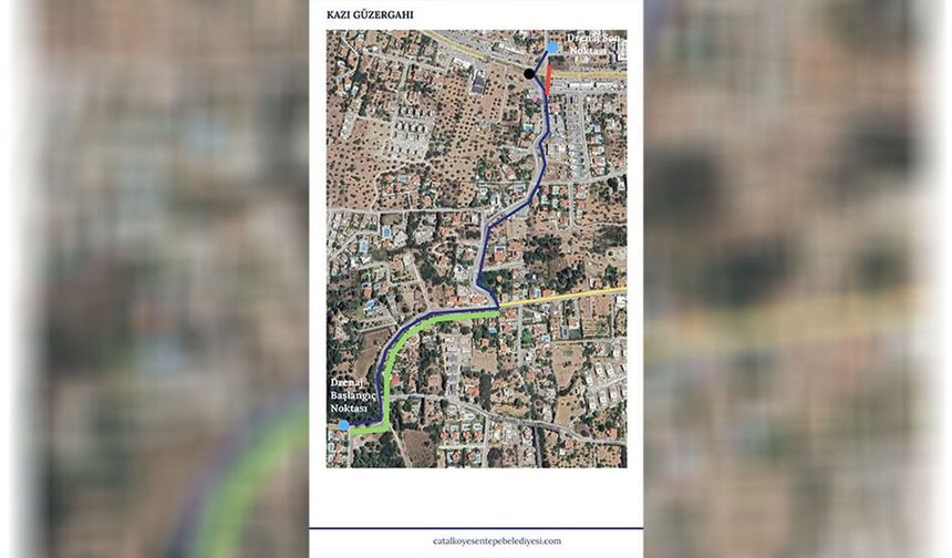 Çatalköy-Esentepe Belediyesi asfalt yol yenileme çalışmasını tamamlandı