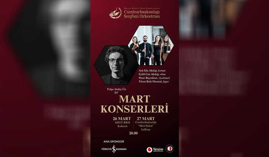 CSO'dan mart konserleri...