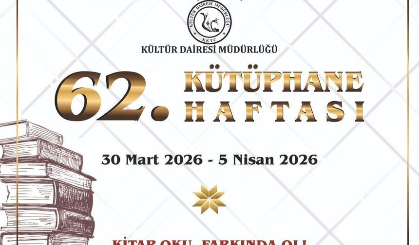 Kültür Dairesi Müdürü Zaimağaoğlu, tüm kütüphanecilerin ve okurların kütüphane haftasını kutladı