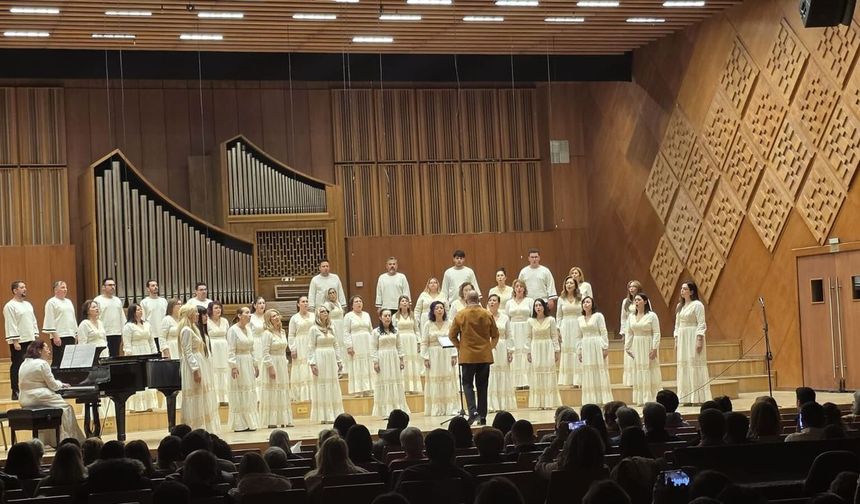 Sonare Çoksesli Korosu Ankara'da iki konser verdi