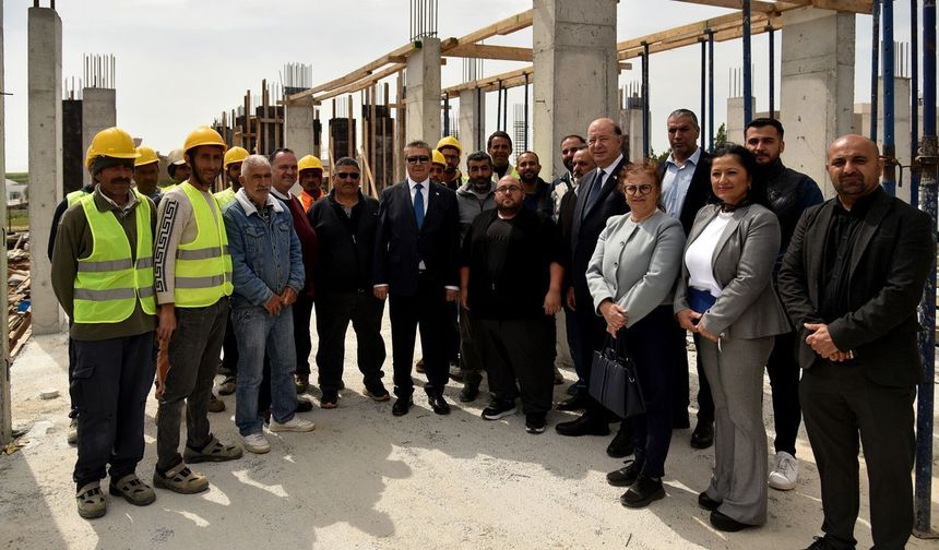 Üstel, Dikmen Sağlık Merkezi inşaatında inceleme yaptı