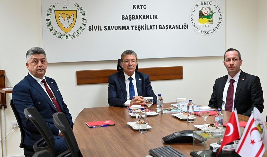 Üstel, Sivil Savunma Teşkilat Başkanlığı'nı ziyaret etti: Kapasite, koordinasyon ve acil durum mekanizmaları görüşüldü