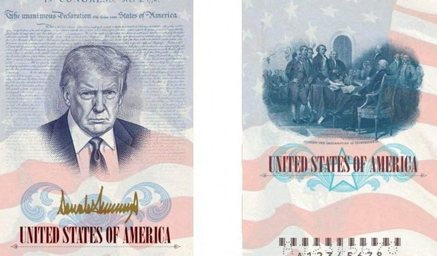 ABD, kuruluşunun 250. yılı anısına Trump'ın görselinin yer aldığı pasaportlar basacak