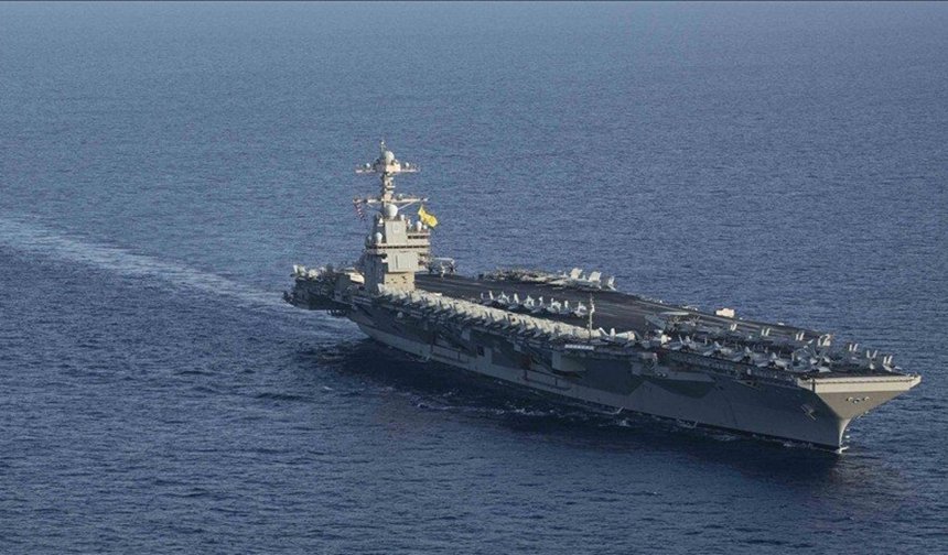 AP: ABD'nin 'USS Gerald R. Ford' uçak gemisi tekrar Orta Doğu'da konuşlandırıldı