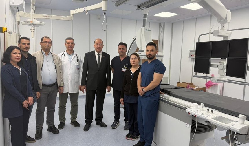Bakan Dinçyürek: 'Mağusa Devlet Hastanesi'nde Anjiyo Merkezi hizmete hazır'
