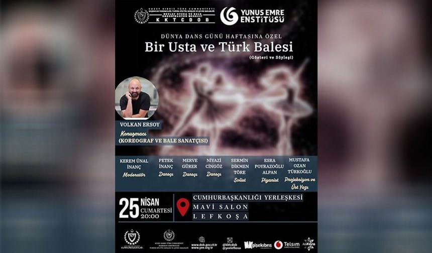 'Bir Usta ve Türk Balesi' yarın 20.00'de sanatseverlerle buluşacak