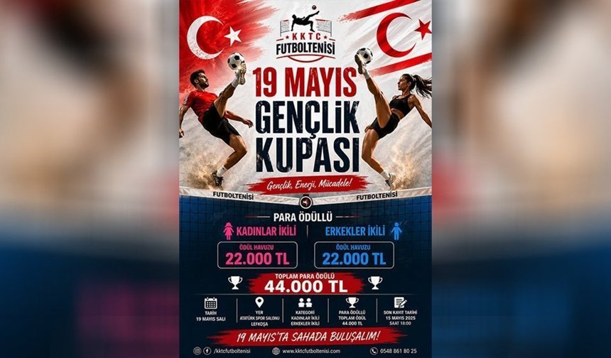 Futboltenisi'nde 'Gençlik Kupası' yapılıyor