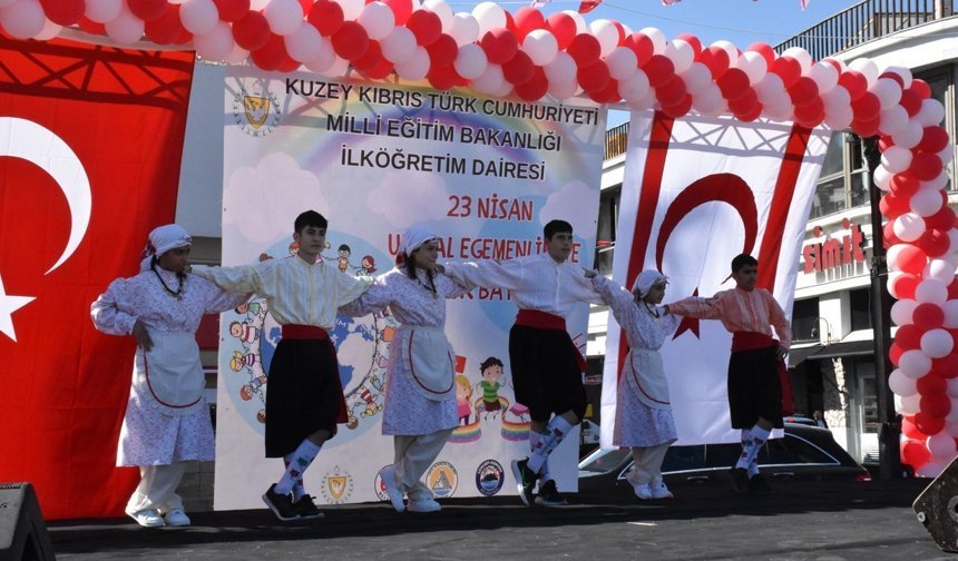 Girne'de 23 Nisan dolayısıyla etkinlik düzenlendi