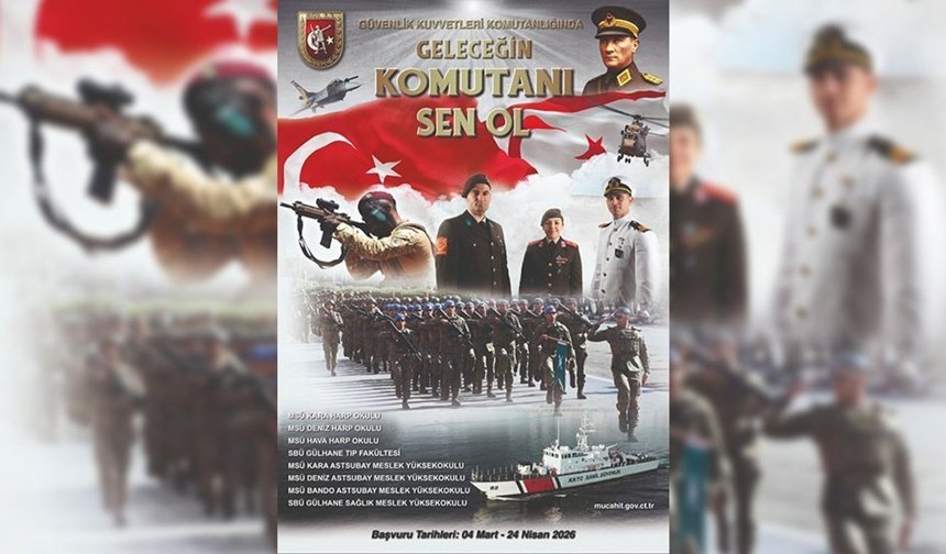 GKK'dan askeri öğrenci başvuru duyurusu: Başvurular, 24 Nisan'a kadar yapılabilecek