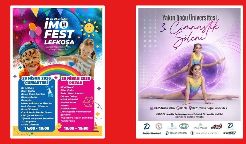'İMO FEST 2026' 25-26 Nisan'da Lefkoşa İMO Anı Parkı'nda yapılacak