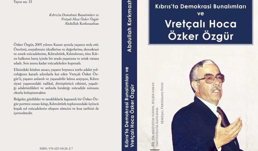 Korkmazhan'ın kitabı perşembe günü Londra'da tanıtılacak