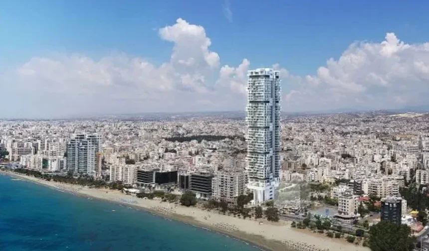Limasol'a 93 metrelik gökdelen yapılıyor
