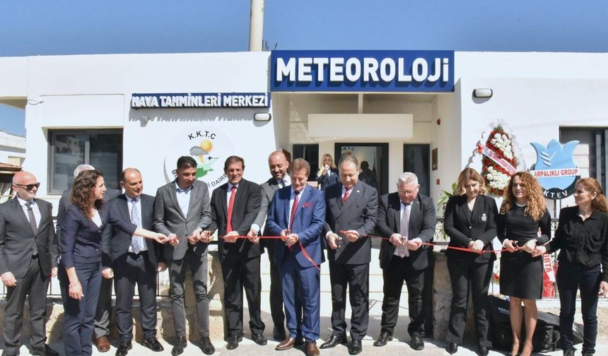 Meteoroloji Dairesi yeni Hava Tahminleri Merkezi düzenlenen törenle açıldı