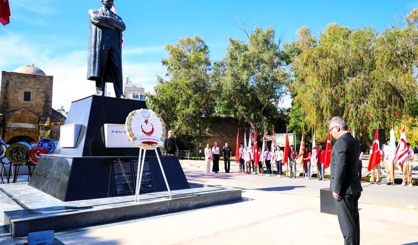 19 Mayıs Atatürk'ü Anma, Gençlik ve Spor Bayramı: Lefkoşa'da devlet töreni düzenlendi