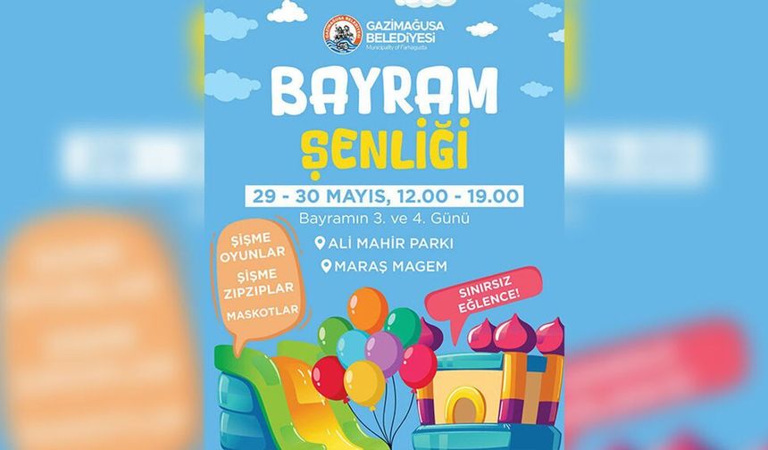 Gazimağusa Belediyesi, Bayram Şenliği düzenliyor