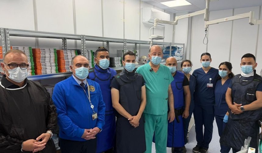 Gazimağusa Devlet Hastanesi'nde ilk anjiyo yapıldı: