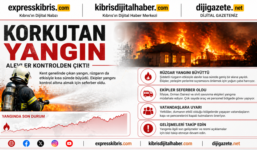 İki ayrı bölgede çıkan yangın hasara neden oldu