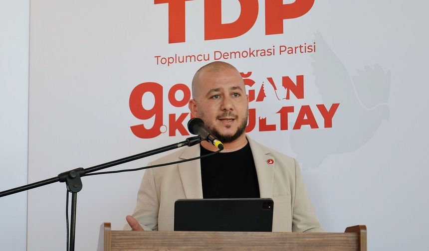 TDP Genel Sekreteri Ekinci: 'Bu ülkenin gençleri yeni bir sistem kuracak'