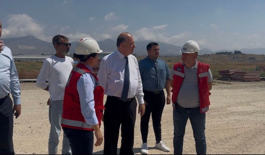 Dinçyürek: 'Yeni Lefkoşa Hastanesi 2027 sonuna, Karpaz Hastanesi ise bu yıl sonuna tamamlanacak'