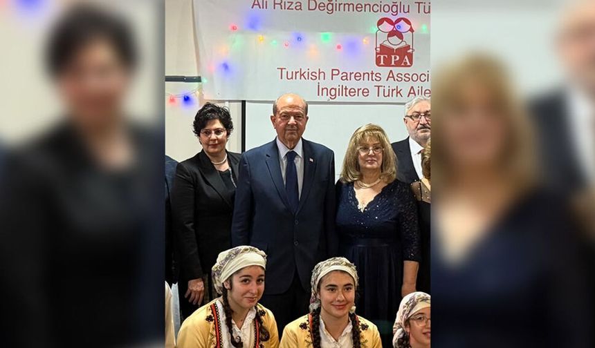 Ersin Tatar, Londra'da Ali Rıza Değirmencioğlu okulunun yardımlaşma gecesine katıldı