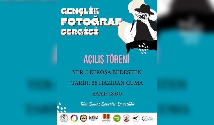 Gençlik Fotoğraf Sergisi cuma günü Lefkoşa Bedesten'de açılıyor