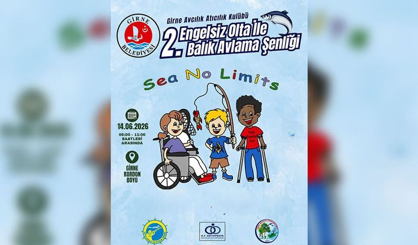 Girne'de pazar günü '2. Engelsiz Olta ile Balık Avlama Şenliği' düzenlenecek