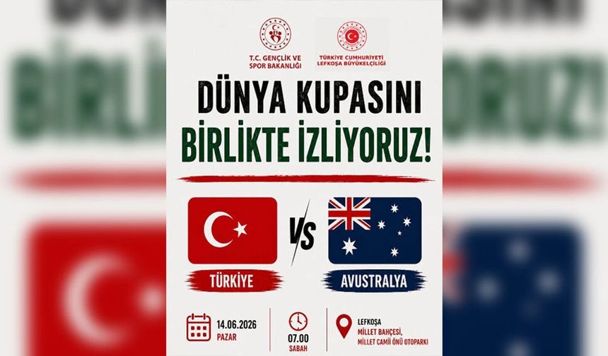 Türkiye-Avustralya maçı Millet Bahçesi'nde dev ekranda izlenecek